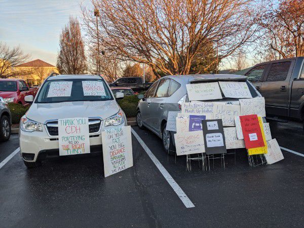 Signs support health order